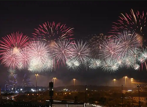 平顶山焰火晚会